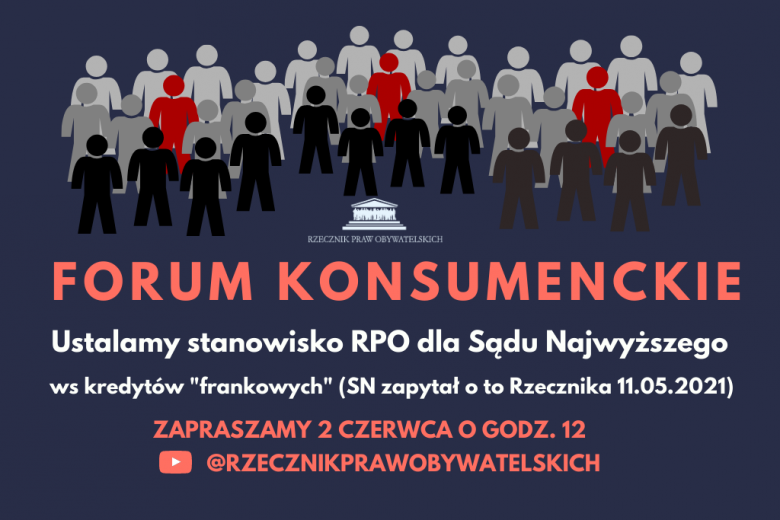 OTWARTE SPOTKANIE FORUM KONSUMENCKIEGO PRZY RPO - GORĄCO NAMAWIAM DO WZIĘCIA UDZIAŁU!